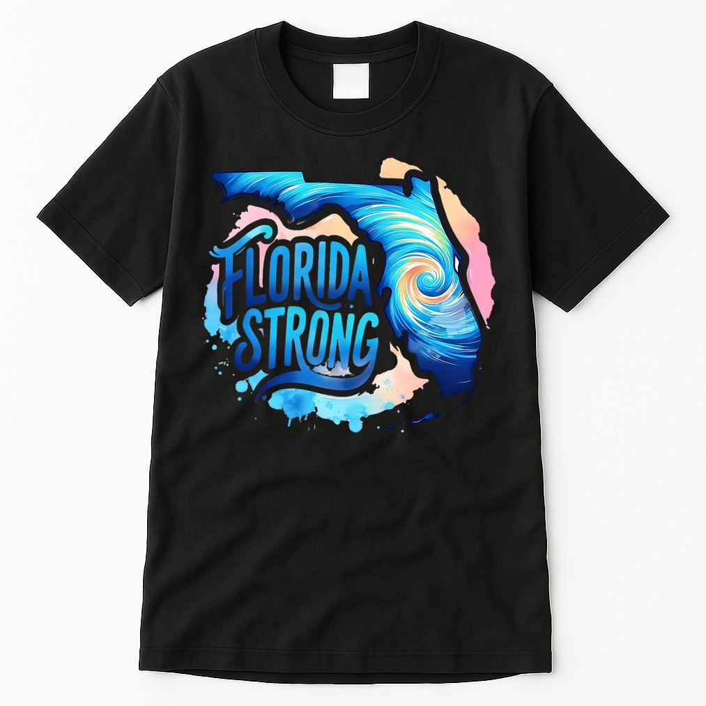 Support Florida Stay Western Strong Florida Hurricane Milton Tall T-Shirt