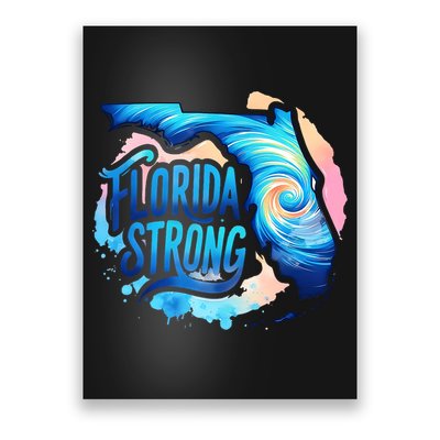 Support Florida Stay Western Strong Florida Hurricane Milton Poster