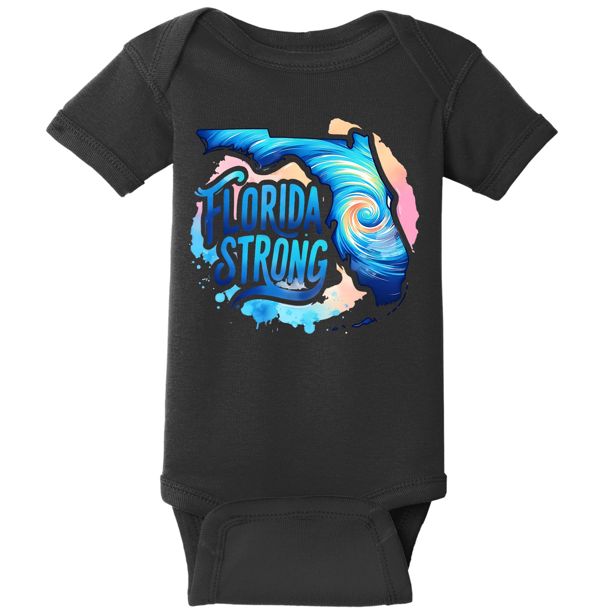 Support Florida Stay Western Strong Florida Hurricane Milton Baby Bodysuit