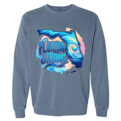 Support Florida Stay Western Strong Florida Hurricane Milton Garment-Dyed Sweatshirt