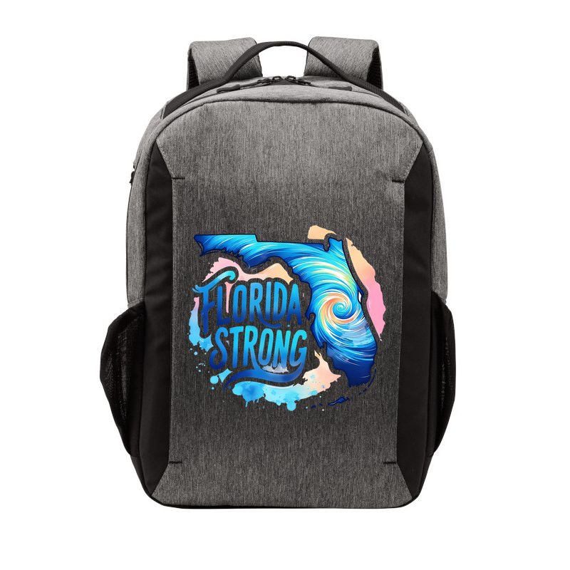 Support Florida Stay Western Strong Florida Hurricane Milton Vector Backpack