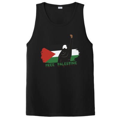 S Fist Stand With Free Palestine Flag Gift PosiCharge Competitor Tank