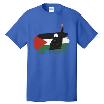 S Fist Stand With Free Palestine Flag Gift Tall T-Shirt