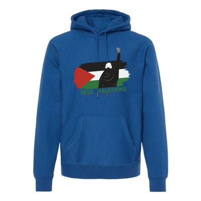 S Fist Stand With Free Palestine Flag Gift Premium Hoodie