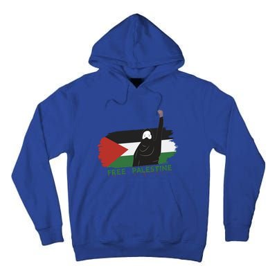 S Fist Stand With Free Palestine Flag Gift Tall Hoodie