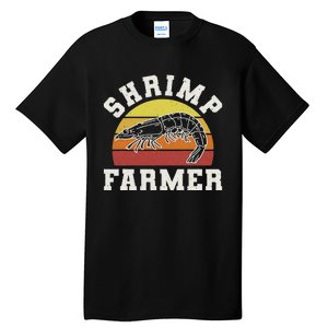 Shrimp Farmer Shrimp Seafood Shellfish Tall T-Shirt