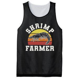 Shrimp Farmer Shrimp Seafood Shellfish Mesh Reversible Basketball Jersey Tank