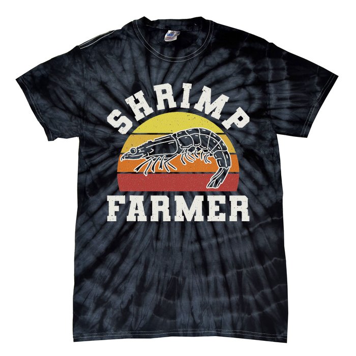 Shrimp Farmer Shrimp Seafood Shellfish Tie-Dye T-Shirt