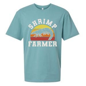 Shrimp Farmer Shrimp Seafood Shellfish Sueded Cloud Jersey T-Shirt