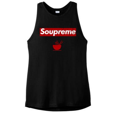 Soupreme Funny Soupreme Ladies PosiCharge Tri-Blend Wicking Tank