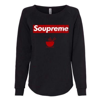 Soupreme Funny Soupreme Womens California Wash Sweatshirt