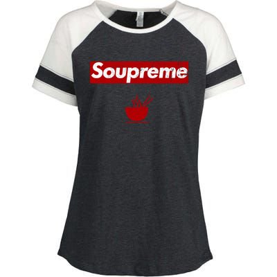 Soupreme Funny Soupreme Enza Ladies Jersey Colorblock Tee