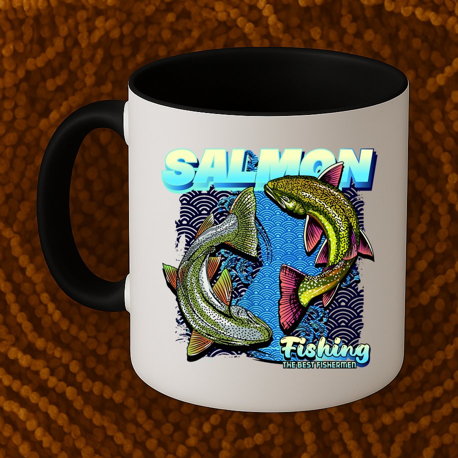 Salmon Fishing Mug