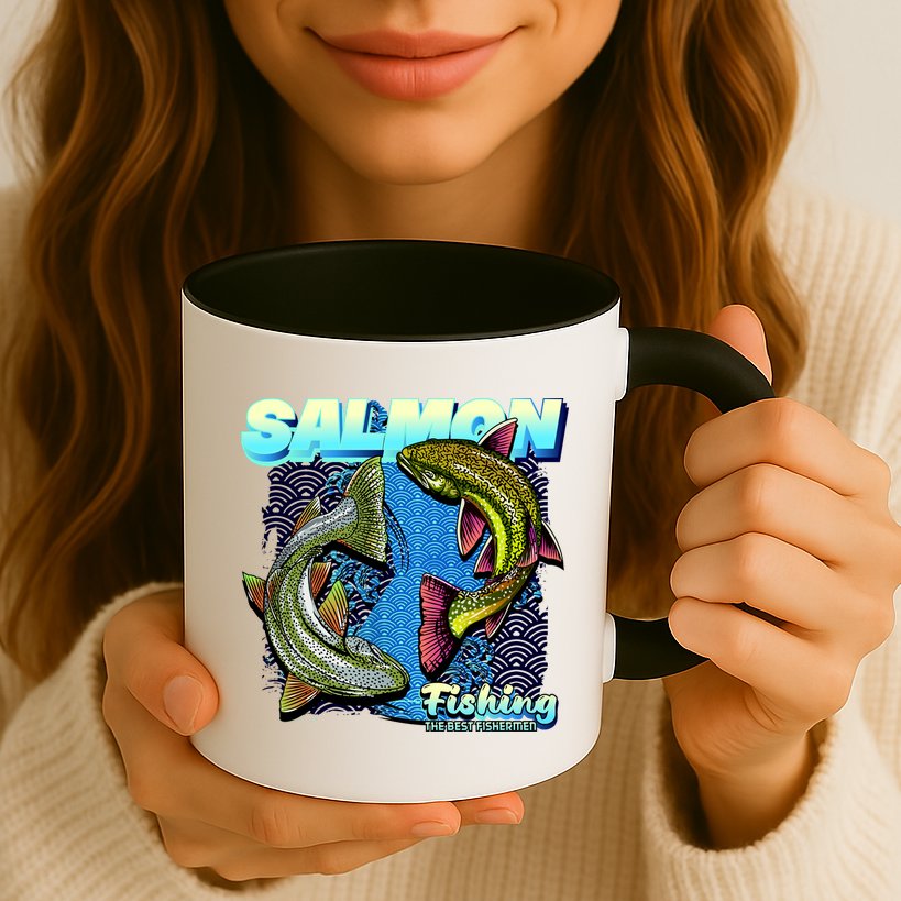 Salmon Fishing Mug
