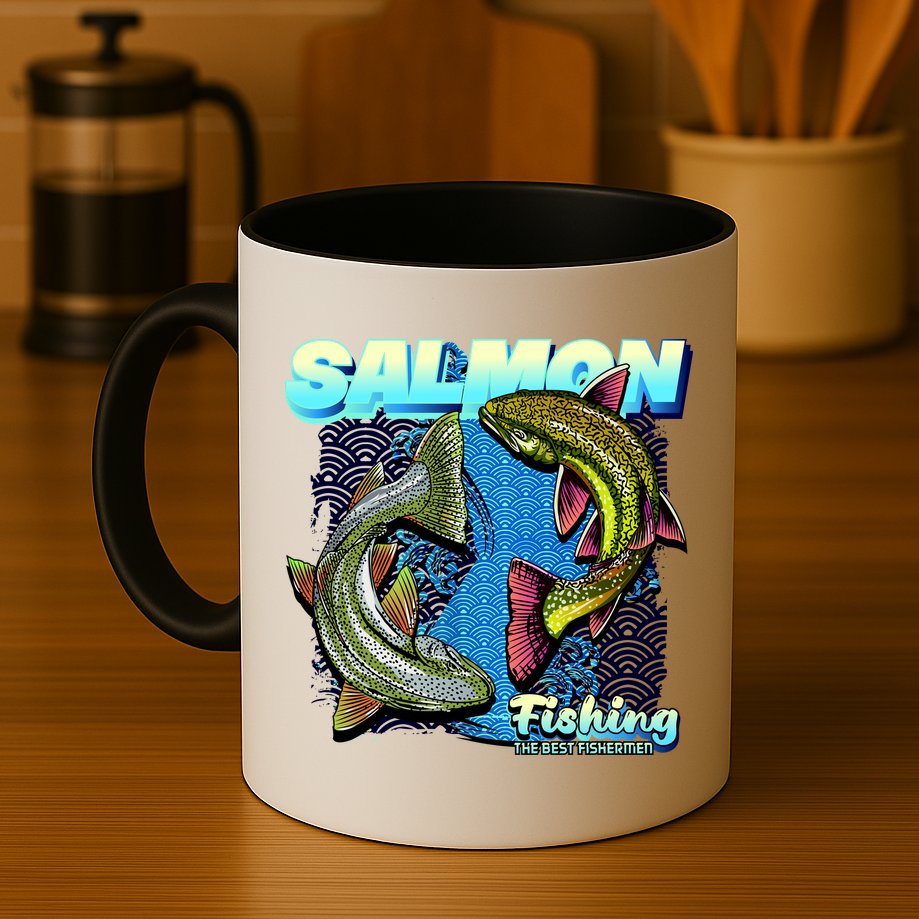 Salmon Fishing Mug