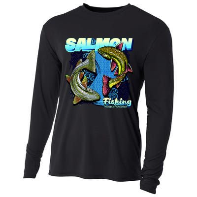 Salmon Fishing Cooling Performance Long Sleeve Crew