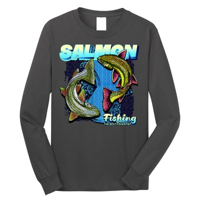 Salmon Fishing Long Sleeve Shirt