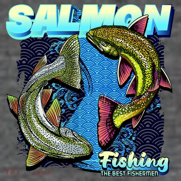 Salmon Fishing Premium T-Shirt