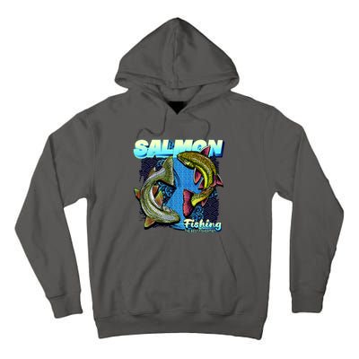 Salmon Fishing Tall Hoodie