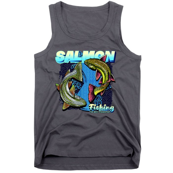 Salmon Fishing Tank Top