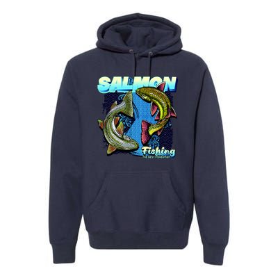 Salmon Fishing Premium Hoodie