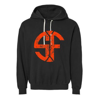 San Francisco Sf Home Monogram Game Day Giant Garment-Dyed Fleece Hoodie