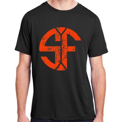 San Francisco Sf Home Monogram Game Day Giant Adult ChromaSoft Performance T-Shirt