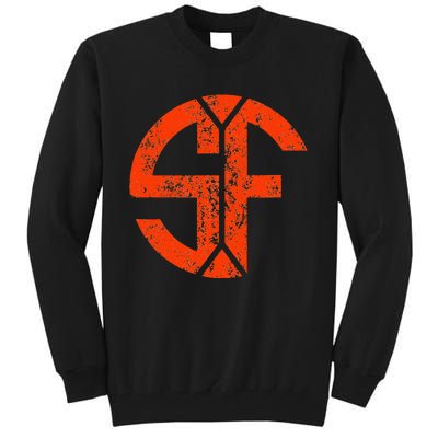 San Francisco Sf Home Monogram Game Day Giant Tall Sweatshirt