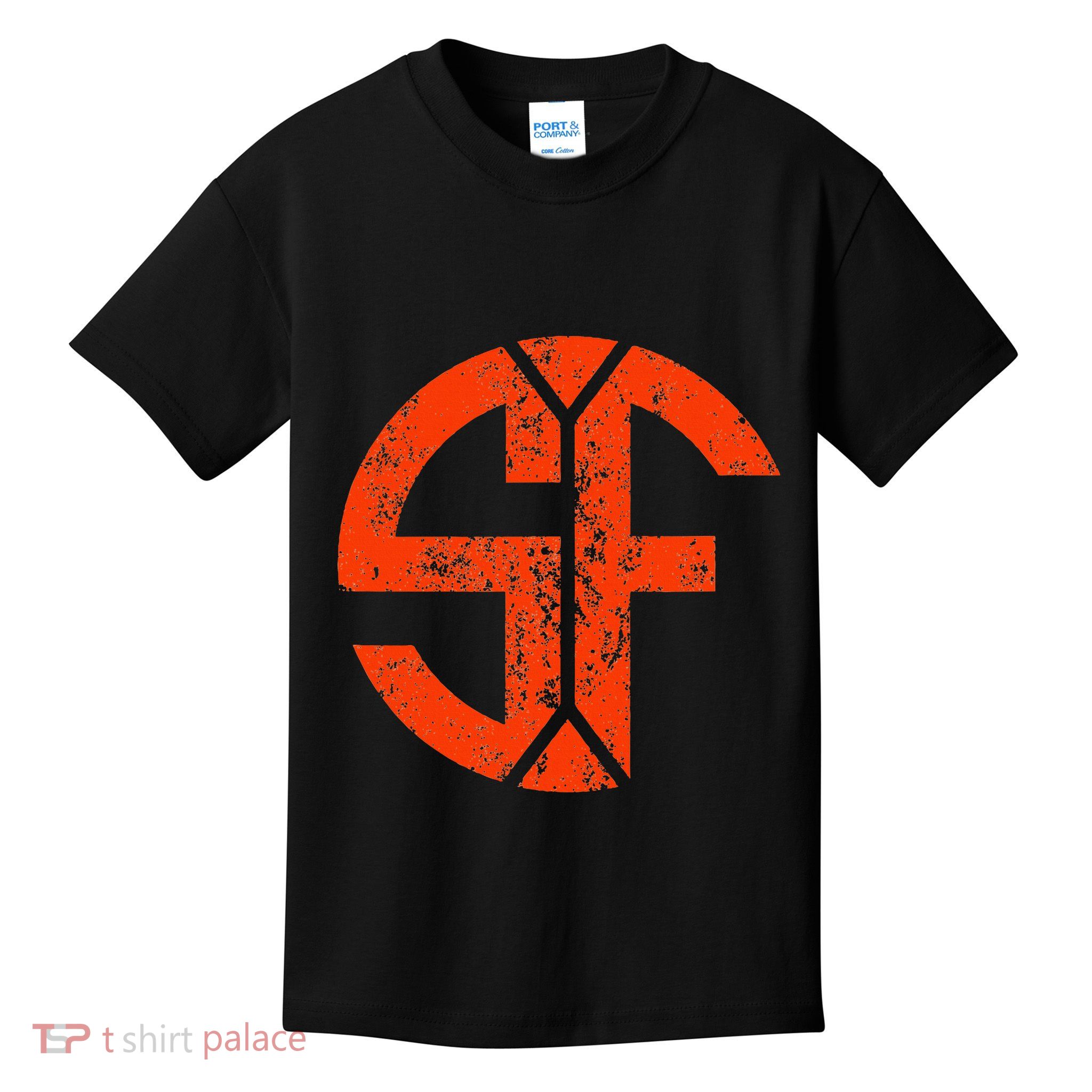 San Francisco Sf Home Monogram Game Day Giant Kids T-Shirt