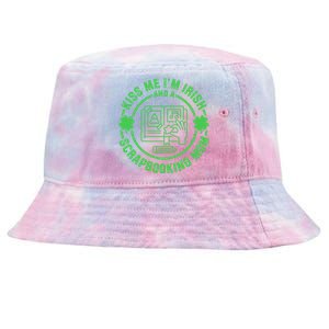 Scrapbooking For Scrapbooker Love Scrapbooking Scrapbook Meaningful Gift Tie-Dyed Bucket Hat