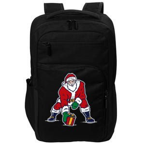 Santa Football Spike Present Impact Tech Backpack