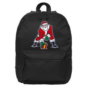 Santa Football Spike Present 16 in Basic Backpack