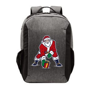 Santa Football Spike Present Vector Backpack