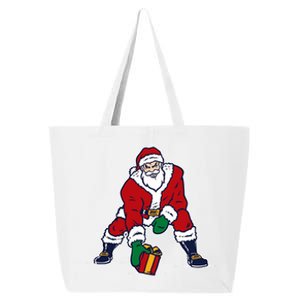 Santa Football Spike Present 25L Jumbo Tote