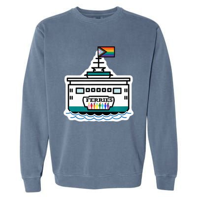 Softball Ferries Garment-Dyed Sweatshirt