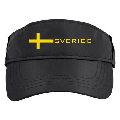 SWEDEN FLAG SWEDISH SOCCER FOOTBALL JERSEY SVERIGE Adult Drive Performance Visor