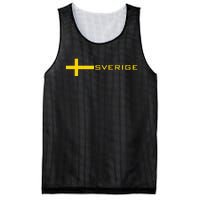 SWEDEN FLAG SWEDISH SOCCER FOOTBALL JERSEY SVERIGE Mesh Reversible Basketball Jersey Tank