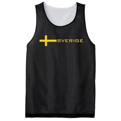 SWEDEN FLAG SWEDISH SOCCER FOOTBALL JERSEY SVERIGE Mesh Reversible Basketball Jersey Tank