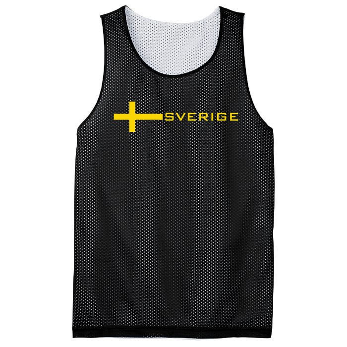 SWEDEN FLAG SWEDISH SOCCER FOOTBALL JERSEY SVERIGE Mesh Reversible Basketball Jersey Tank