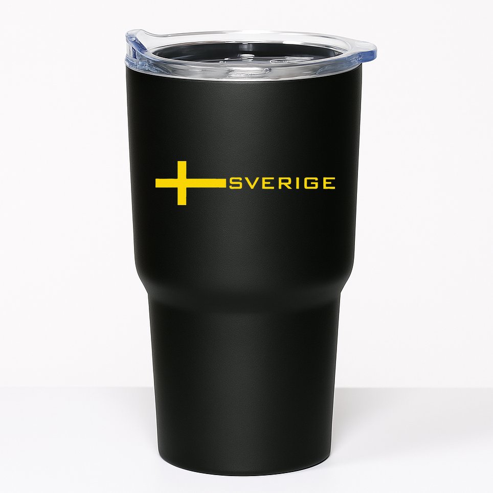 SWEDEN FLAG SWEDISH SOCCER FOOTBALL JERSEY SVERIGE Tumbler