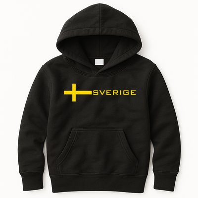 SWEDEN FLAG SWEDISH SOCCER FOOTBALL JERSEY SVERIGE Kids Hoodie