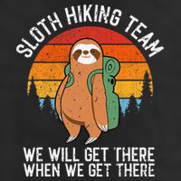 Sloth Funny Sloth Hiking Tee Sloth Lover Cool Comfort Performance Bucket Hat