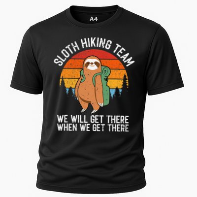 Sloth Funny Sloth Hiking Tee Sloth Lover Performance Shirt