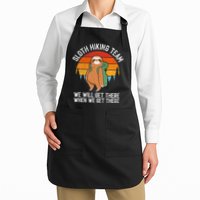 Sloth Funny Sloth Hiking Tee Sloth Lover Apron