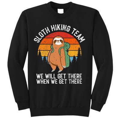 Sloth Funny Sloth Hiking Tee Sloth Lover Sweatshirt