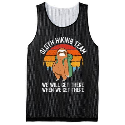 Sloth Funny Sloth Hiking Tee Sloth Lover Mesh Reversible Basketball Jersey Tank