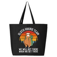 Sloth Funny Sloth Hiking Tee Sloth Lover 25L Jumbo Tote