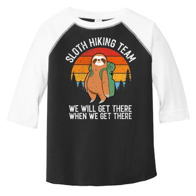 Sloth Funny Sloth Hiking Tee Sloth Lover Toddler Fine Jersey T-Shirt