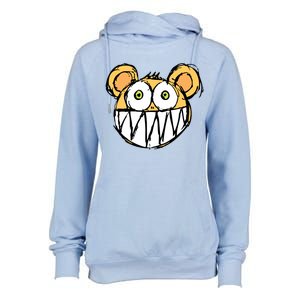 Smile Friend Womens Funnel Neck Pullover Hood