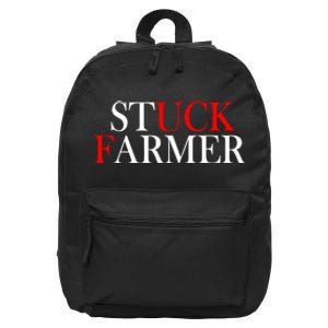 Stuck Farmer 16 in Basic Backpack